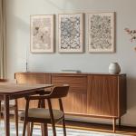 William Morris Set of 3 Botanical Wall Prints