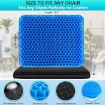 Helishy Double Thick Gel Seat Cushion for Pain Relief