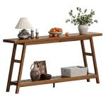 ChooChoo 70.9 Inch Walnut Console Table