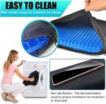 Helishy Double Thick Gel Seat Cushion for Pain Relief