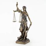 Lady Justice Bronze Finish 12.5 Inch Statue