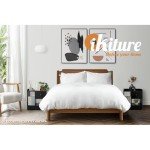 Stylish Black Bedside Table with Drawer Storage