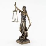 Lady Justice Bronze Finish 12.5 Inch Statue