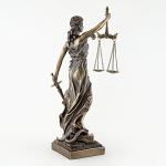 Lady Justice Bronze Finish 12.5 Inch Statue