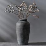 Large Rustic Ceramic Vase for Farmhouse Decor