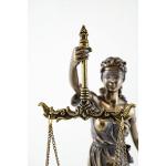 Lady Justice Bronze Finish 12.5 Inch Statue