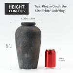 Large Rustic Ceramic Vase for Farmhouse Decor