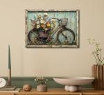 Rustic Daisy Floral Canvas Wall Art Decor