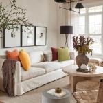 Set of 4 Striped Velvet Throw Pillow Covers