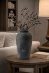 Large Rustic Ceramic Vase for Farmhouse Decor
