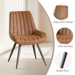 Set of 4 Comfy Modern Dining Chairs