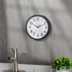 Modern Silent Battery Operated Wall Clock, 8 Inch
