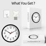 Modern Silent Battery Operated Wall Clock, 8 Inch