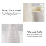 Seashell White Unbreakable Plastic Vase for Flowers