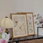 3-Piece Vintage Floral Wall Art Set
