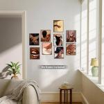 Abstract Black Girl Art Set of 9 Prints