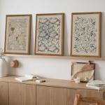 3-Piece Vintage Floral Wall Art Set