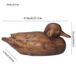 Wooden Duck Home Decor Statue for Living Room