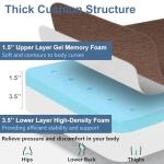 Shinnwa Extra Large Gel Memory Foam Cushion