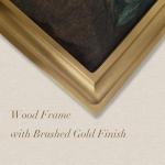 Gold Vintage Arched Swan Wall Art for Home