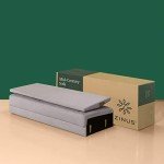 Zinus Mid-Century 3-Seater Sofa in Stone