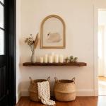 Gold Vintage Arched Swan Wall Art for Home