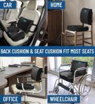Everlasting Comfort Large Black Lumbar Support Chair