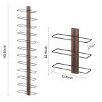 Wall-Mounted Wooden Wine Rack for 12 Bottles