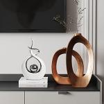 Modern Abstract Ceramic Sculpture for Home Decor