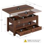 Rolanstar Multi-Functional Lift Top Coffee Table