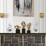 Modern Abstract Ceramic Sculpture for Home Decor