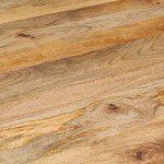 Round Industrial Dining Table with Mango Wood & Iron