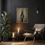 Moody Crane Wall Art - Vintage Bird Decor