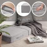 Large Grey Floor Cushions for Meditation and Yoga