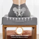 Large Grey Floor Cushions for Meditation and Yoga