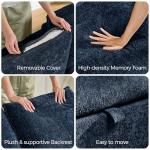 Aqua Blue Modular L-Shaped Sectional Sofa