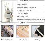 Zen Stones Wall Art for Relaxing Spaces