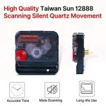 Vintage Floral 14-Inch Silent Wall Clock