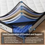 12 Inch Queen Hybrid Mattress for Comfort & Support