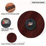 Vintage Floral 14-Inch Silent Wall Clock