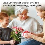 Set of 4 Clear Glass Bud Vases