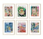 Matisse Abstract Wall Art Decor Set of 6
