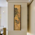 Vintage Asian Wall Art Scroll Decor