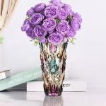 Colorful Thick Glass Vases for Home Decor