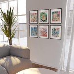 Matisse Abstract Wall Art Decor Set of 6