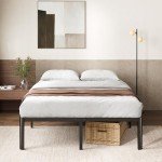 Zinus Van Queen Metal Bed Frame - Black