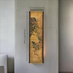 Vintage Asian Wall Art Scroll Decor