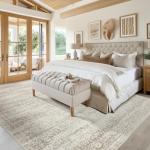 Ultra Soft Washable Retro Rug for Living Room