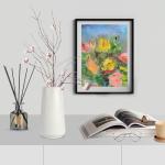 White Ceramic Petit Vase for Dried Pampas Grass