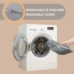 Large Grey Meditation Cushions Set of 2